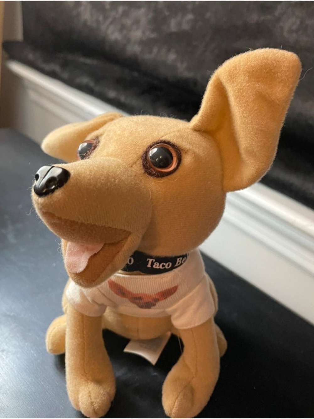 Vintage 90s Taco Bell Plush Chihuahua Dog
